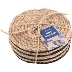 Cotton Coasters Something Different Coastal Charm Rope Coaster 10cm 4pcs