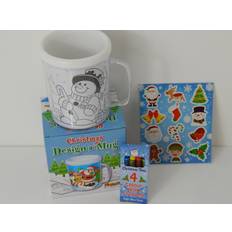 Henbrandt a mug christmas colour your own Cup