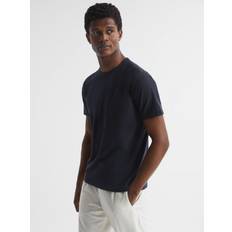 Reiss Clothing Reiss Mens Navy Melrose Cotton-jersey T-shirt