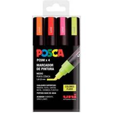 Posca Kuglepenne Posca PC-5M Fluor Markers Set