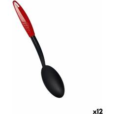 Keittokauhat BigBuy Home Kauha Punainen Musta Nylon 3 x 32.5 x 7 cm 12 osaa