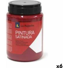 Red Water Colours Tempera La Pajarita Carmin L-09 Rot Satin Schulisch 35 Ml 6 Stück