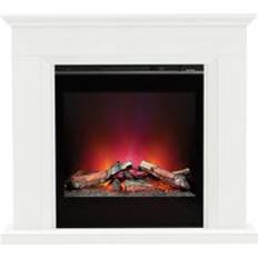 Fireplaces Be Modern 2kW Lorento 47" Electric Fireplace Suite White Marble