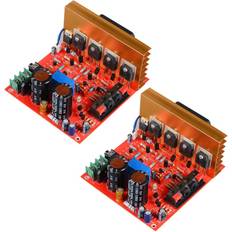 Amplifiers & Receivers Tlily 2X Power Amplifier Audio Board 180W 180W 2.0 Channel FET Speaker Amplifier Sound Preamplifier Dual AC18V-26V with Fan