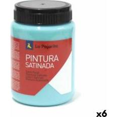 Turquoise Paint Tempera La Pajarita L-35 Türkis Satin Schulisch 35 Ml 6 Stück