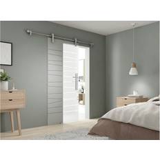 Jeldwen Abstract Frosted Sliding Interior Door (x210cm)