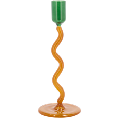 Villa Collection Kerzenhalter Villa Collection Styles 19.6 cm Green-amber Kerzenhalter