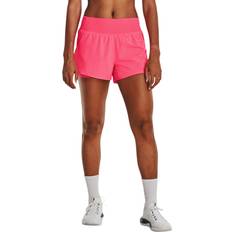 Rosa Shorts Under Armour Flex Woven 2-in-1 Short Pink Shock Female - Rosa