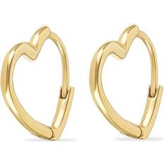 Acier Inoxydable Boucles d'oreilles GMK Créoles 88504925 Acier inoxydable Or Jaune