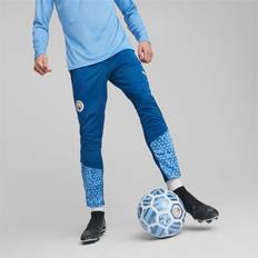 Puma Manchester City Football Training Sweatpants, Lake Blue/Light Blue