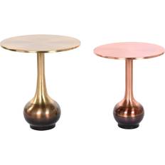 Home ESPRIT Copper Gold Plated Nesting Table