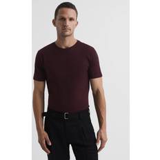 Reiss Clothing Reiss Bless Crew Neck T-Shirt Bordeaux