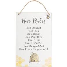 Picture Hooks Something Different Hive Rules Hanging Sign A Sweet Reminder Your Picture Hook