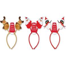 The Home Fusion Company Novelty Christmas Headbands To From Penguins Rudolph & Santa/Rudolph