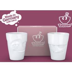 Tassen Fiftyeight Beaker Set Grumpy and Impish White Cup 2pcs
