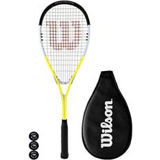 Wilson Hammer XP Squash Racket with Protective Cover 3 Squash Balls