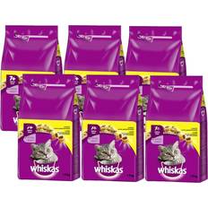 Whiskas Senior 7+ Katzentrockenfutter Huhn, 6 Beutel, 6x1,9kg