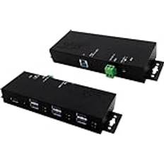 Concentradores USB EXSYS Concentrador Industrial USB 3.0 de 7 Puertos 15kV EDS