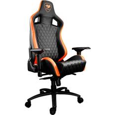 Cougar Armor S Gaming Chair Black and Orange