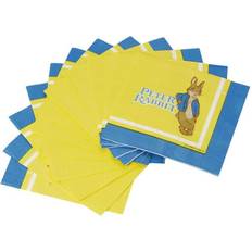 Smiffys Peter Rabbit Movie Tableware Party Napkins x16