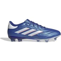 Herre - Røde Fotballsko Adidas Copa Pure 2.2 FG Marinerush Lucid Blue/Hvit/Rød Gress FG