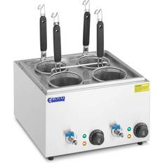 Pastamaskiner Royal Catering Nudelkocher 4 Körben Temperatur 30 - 110 °C