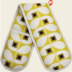 Cotton Pot Holders Orla Kiely Wild Rose Stem Dandelion Double Pot Holders Yellow