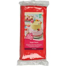 Funcakes Fondant Rød 1kg Sukkerpasta