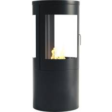 Cach Fires Columbus Free-standing Stove with 360-View Black