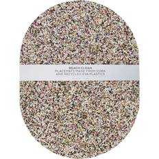 Liga Beach Clean Oval Dækkeserviet Sæt 40x30x0,8 cm Bordstablett