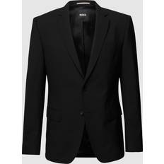 HUGO BOSS S Blazers HUGO BOSS Slim-Fit Colbert Van Scheerwol - Zwart