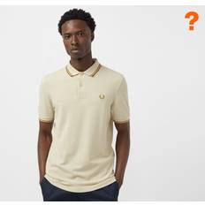 Beige Pikéskjorter Fred Perry Twin Tipped Polo Shirt Oatmeal Beige