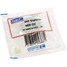 SKF Deep Groove Ball Bearing: 24 mm OD, 0.2756" Wide, Double Shield Bearing Number 609 Part #609-2Z (0.2756" Wide)