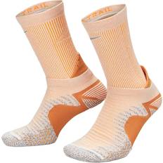 Nike Orange Socks Nike Dri FIT Trail Running Crew Socks - Phantom/Vivid