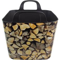 Natuurlijk Interieur Details BigBuy Home Haardblokken Opberg Emmer 53 x 40 x 38 cm