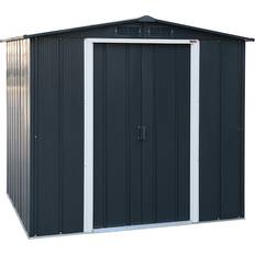 Outbuildings Sapphire Anthracite Metal Shed 1.82m (Building Area )