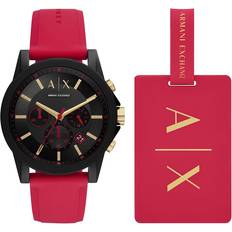 Armani Exchange Uhren-Set AX7152SET schwarz