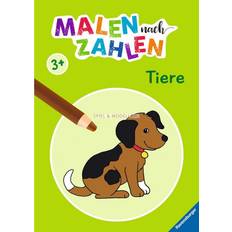 Barato Sets de creatividad Ravensburger Malen nach Zahlen ab 3 Tiere