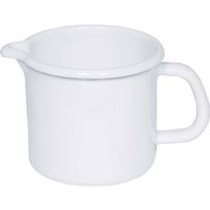Hvid Mælkekasseroller Riess Classic White Spouted Pot 12 cm 1.0 L with lid