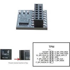 Tpm module 1Piece TPM 2.0 Module Required Windows 11 Use For ASUS SPI 14PIN