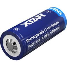 Xtar 26650, laddningsbart batteri, 5200 mAh