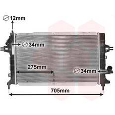 Voiture Intercoolers Van Wezel Radiateur Du Moteur 37002364