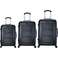 Double Wheel Suitcase Sets InUSA Pilot 3-Piece Spinner