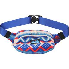 Kavu Polar Spectator Belt Bag Fleece Hip Fanny Pack-8Bit Knit