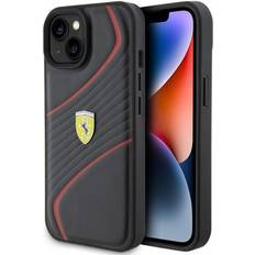 Ferrari Mobiltilbehør Ferrari Twist Metal Logo Case for iPhone 15