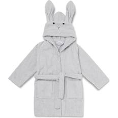 18-24M Morgenkåper Liewood Lily Rabbit Bathrobe - Dumbo Grey (LW12387-0032)