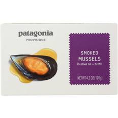 Europe Canned Food Patagonia Provisions Smoked Mussels in Olive Oil + Broth 119g 1pack