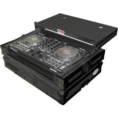 Lecteurs DJ ProX X-DJ202LT Flight Case for Roland DJ-202 DJ Controller, Black on Black