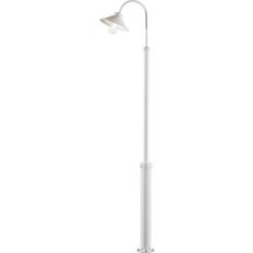 Konstsmide Vega White Lamp Post 240cm