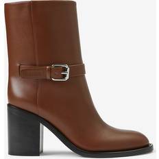 Burberry Ankle Boots Burberry Leather Ankle Boots - Pine Cone Brown